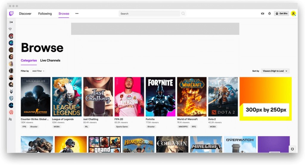 Twitch has many various channels for fans to enjoy.