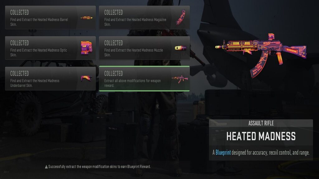 How To Unlock The Heated Madness Weapon Blueprint In CoD Warzone 2 DMZ.