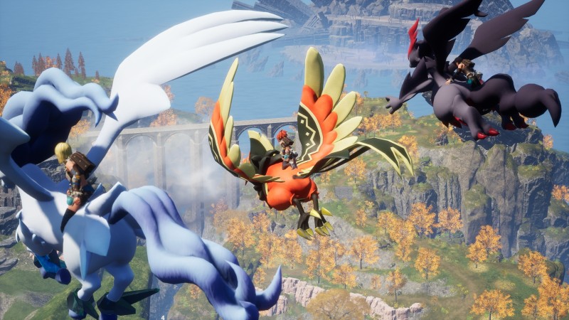 Palworld flying "Pals".
