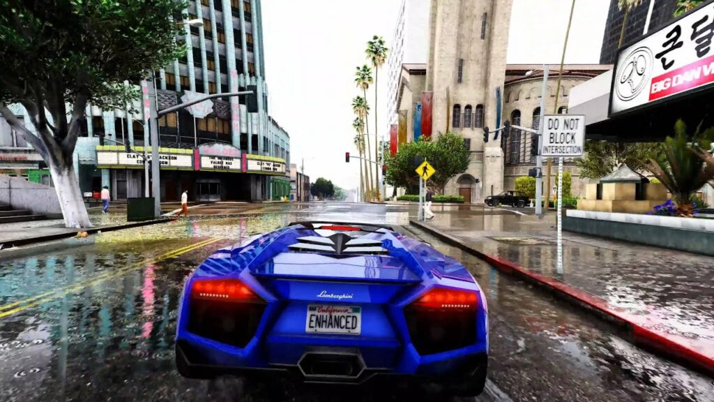 GTA 6 Supercar in electric blue