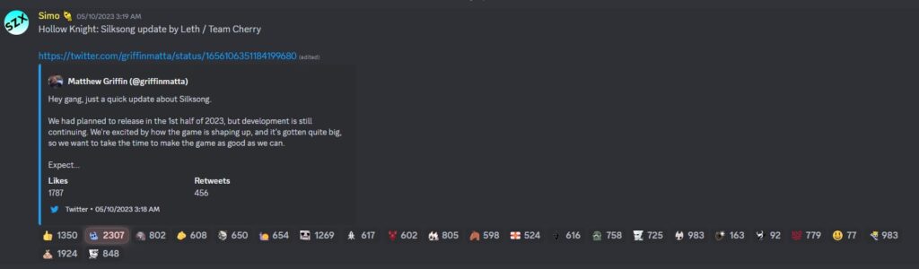 Discord anouncement