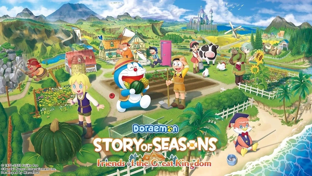 Doraemon story of seasons: Friends of the great kingdom cover image